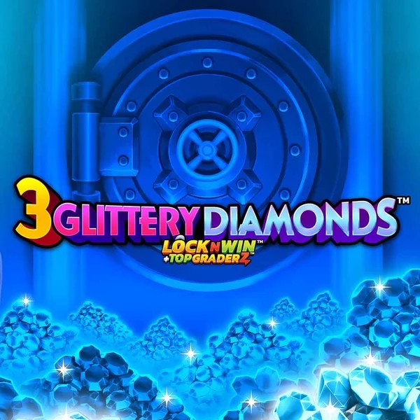 Play 3 Glittery Diamonds slot by PearFiction Studios on slotspalaceapp.gr