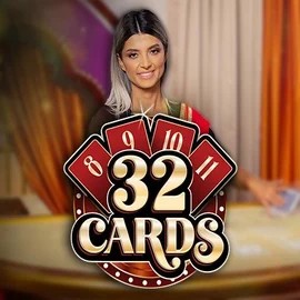 32 Cards slot visual from Ezugi available on slotspalaceapp.gr