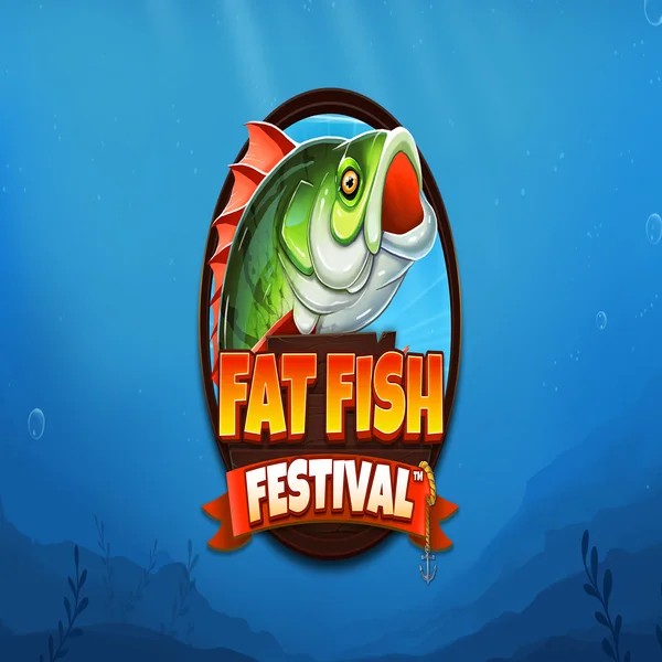 Fat Fish Festival slot logo by Wishbone Games at SlotsPalace Casino
