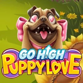 Go High Puppy Love by RubyPlay, showcased at slotspalaceapp.gr – game logo